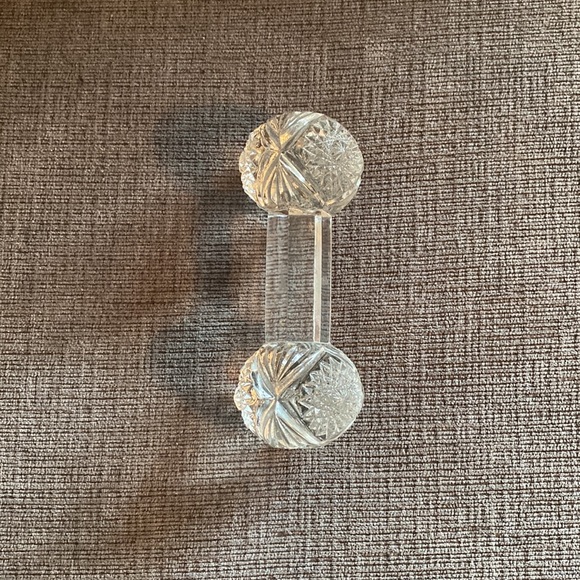 Vintage Large American Brilliant Cut Glass Knife Rest - Picture 4 of 7